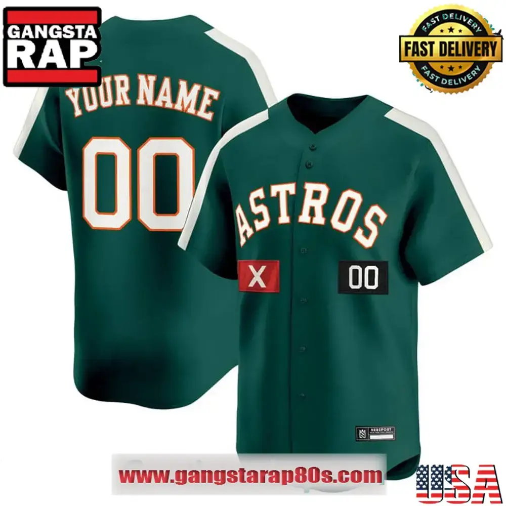 Houston Astros x Squid Game 2025 Special Design Custom Baseball Jersey Shirt Image