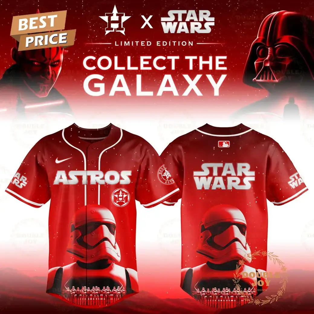 Houston Astros x Star Wars First Order Stormtroopers Limited Editions 2025 Baseball Jersey Image