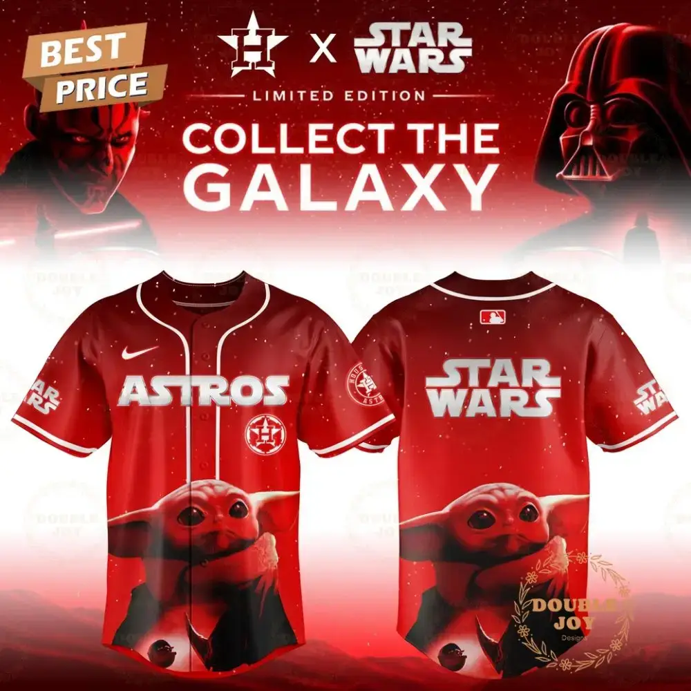 Houston Astros X Star Wars Grogu Limited Editions 2025 Baseball Jersey Image