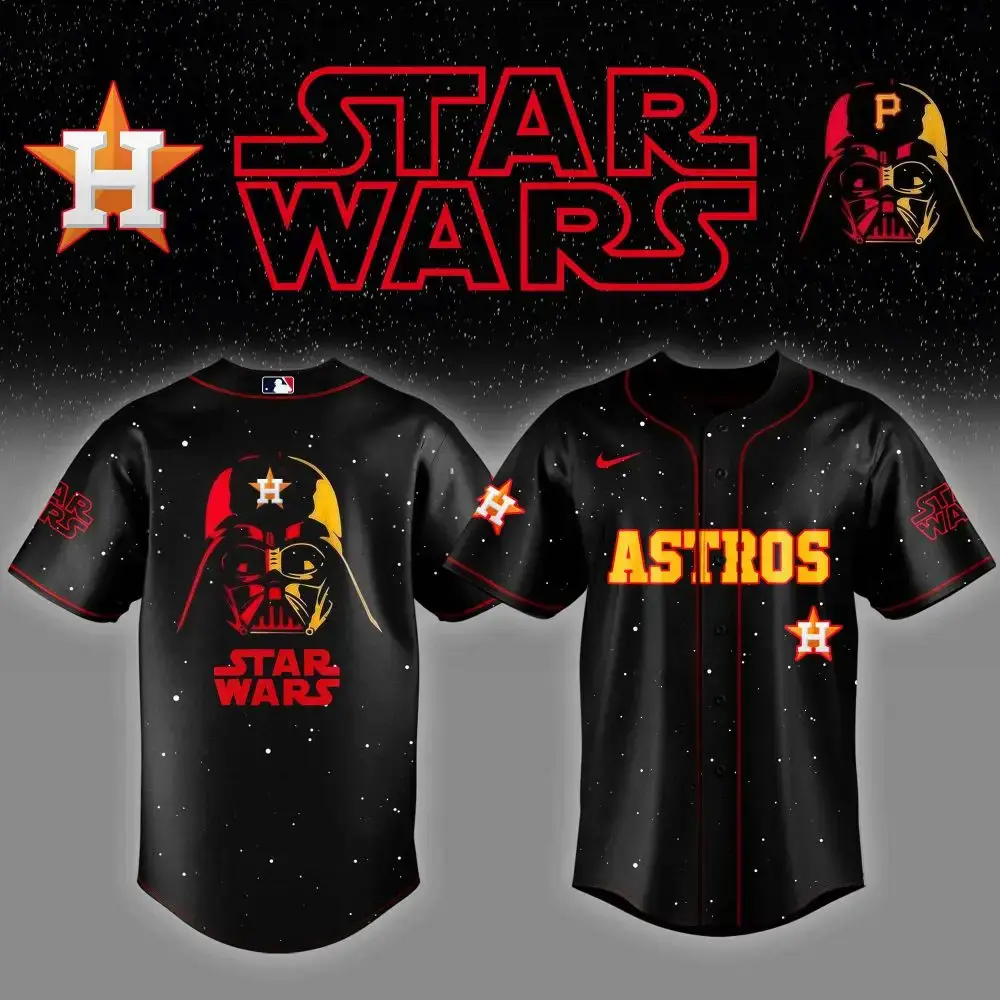 Houston Astros X Star Wars Night Custom Baseball Jersey Image