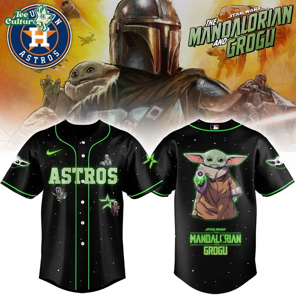 Houston Astros x The Mandalorian & Grogu Premium Limited Edition Jersey Image