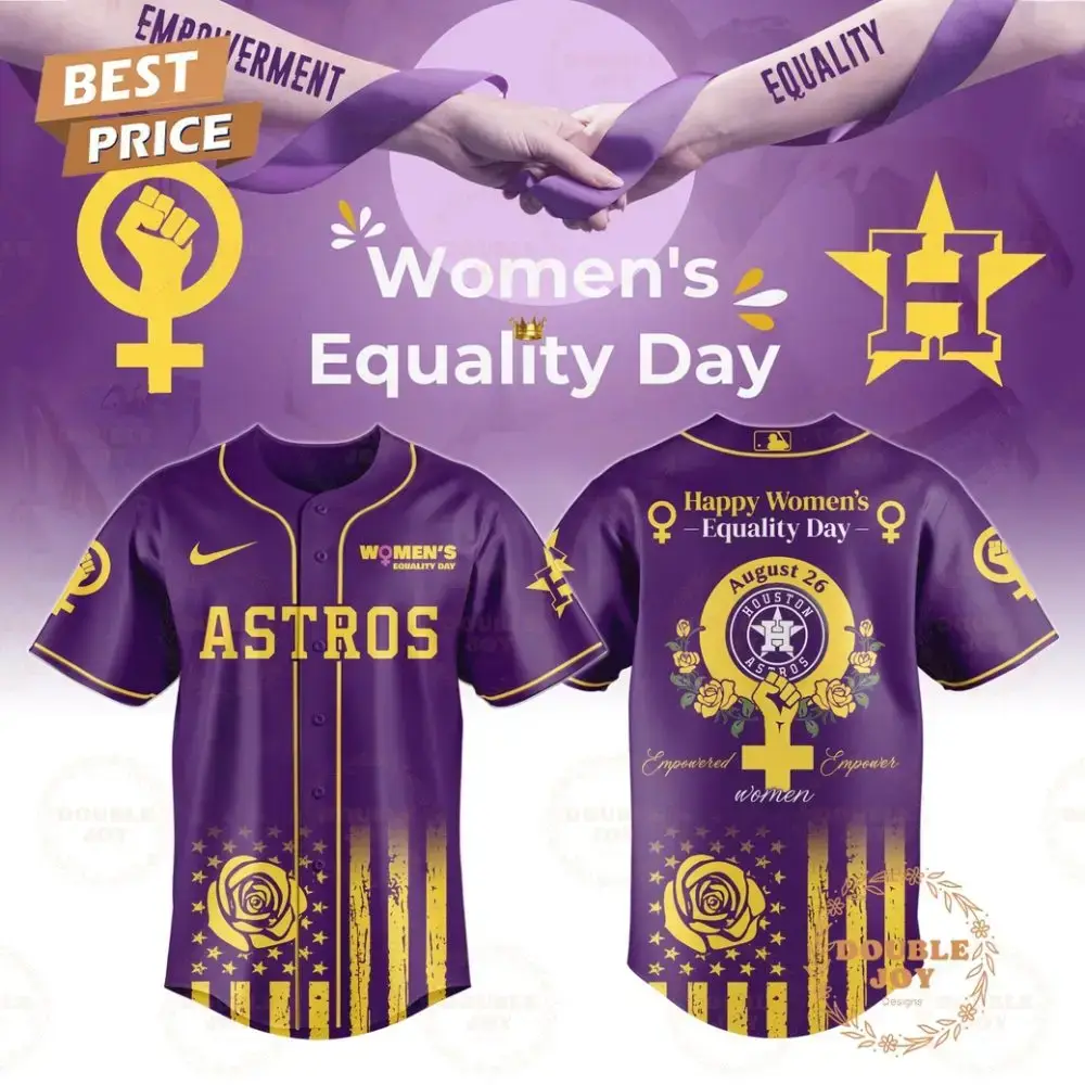 Houston Astros X Women'S Equality Day 2025 Special Edition Baseball Jersey Image