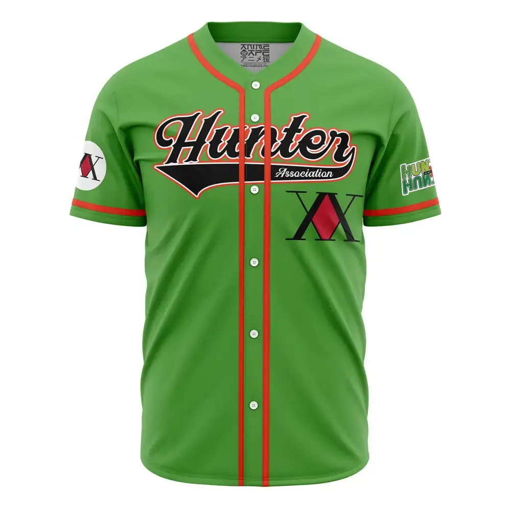 Hunter Association Gon Hunter X Hunter Baseball Jersey Image