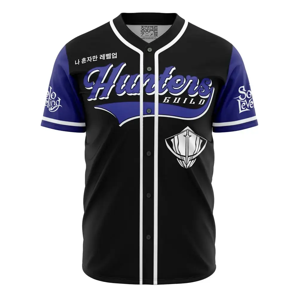 Hunters Guild Solo Leveling Baseball Jersey Image