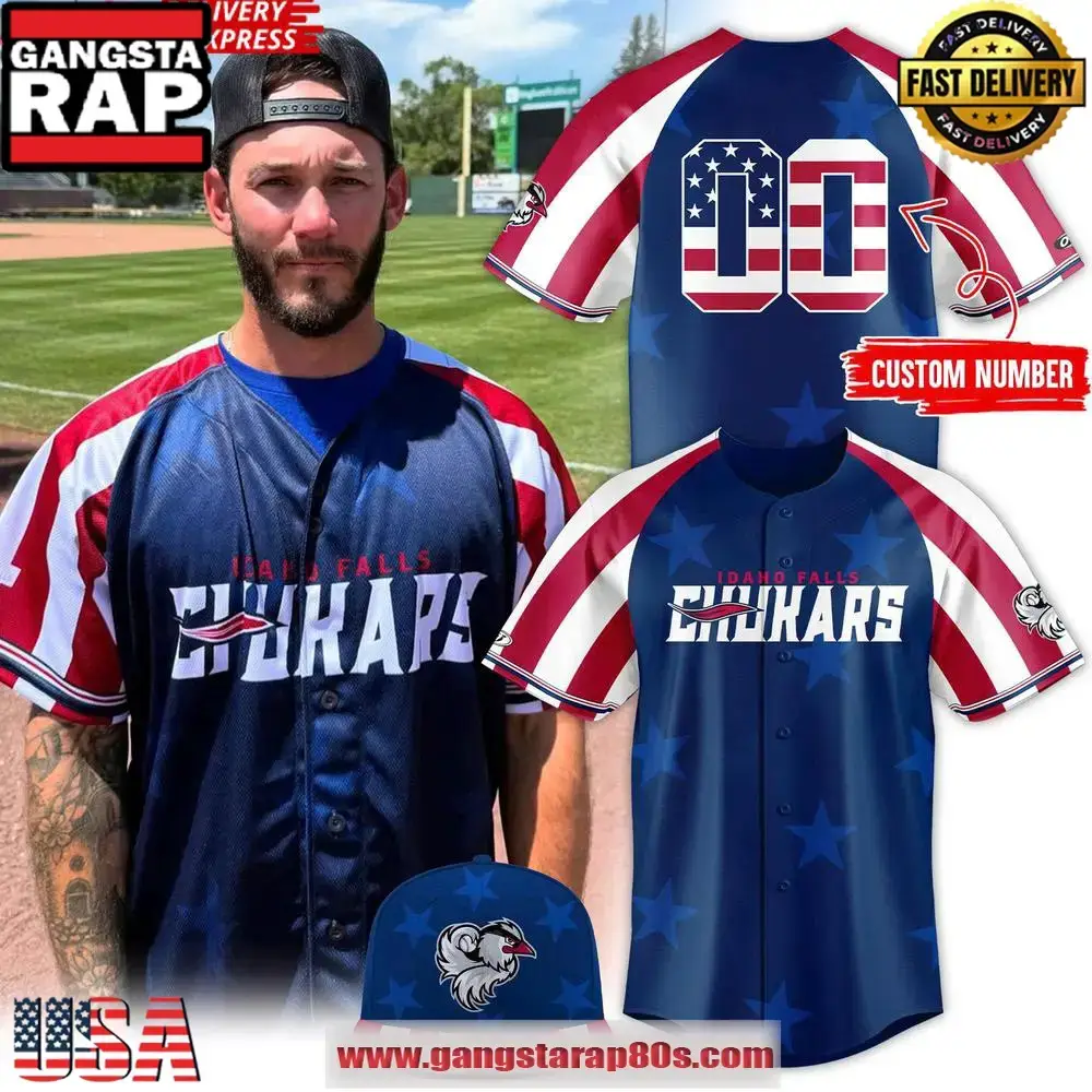 Idaho Falls Chukars Independence Day 2025 Baseball Jersey Shirt Image