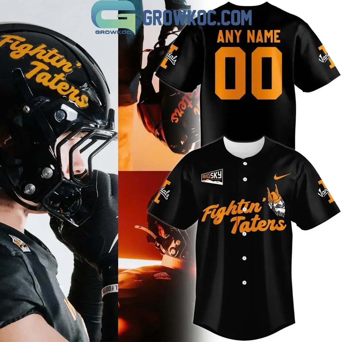 Idaho Vandals Fightin? Taters Custom Jersey Image