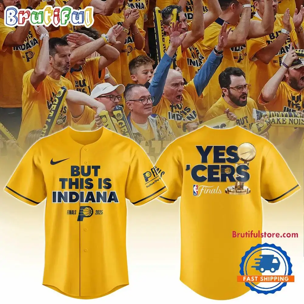 Indiana Pacers Final 2025 Baseball Jersey Image