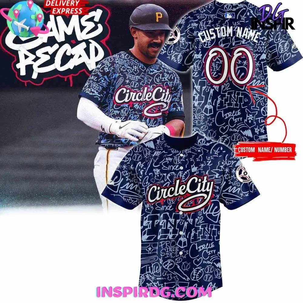 Indianapolis Indians Circle City Baseball Club 2025 Baseball Jersey Image
