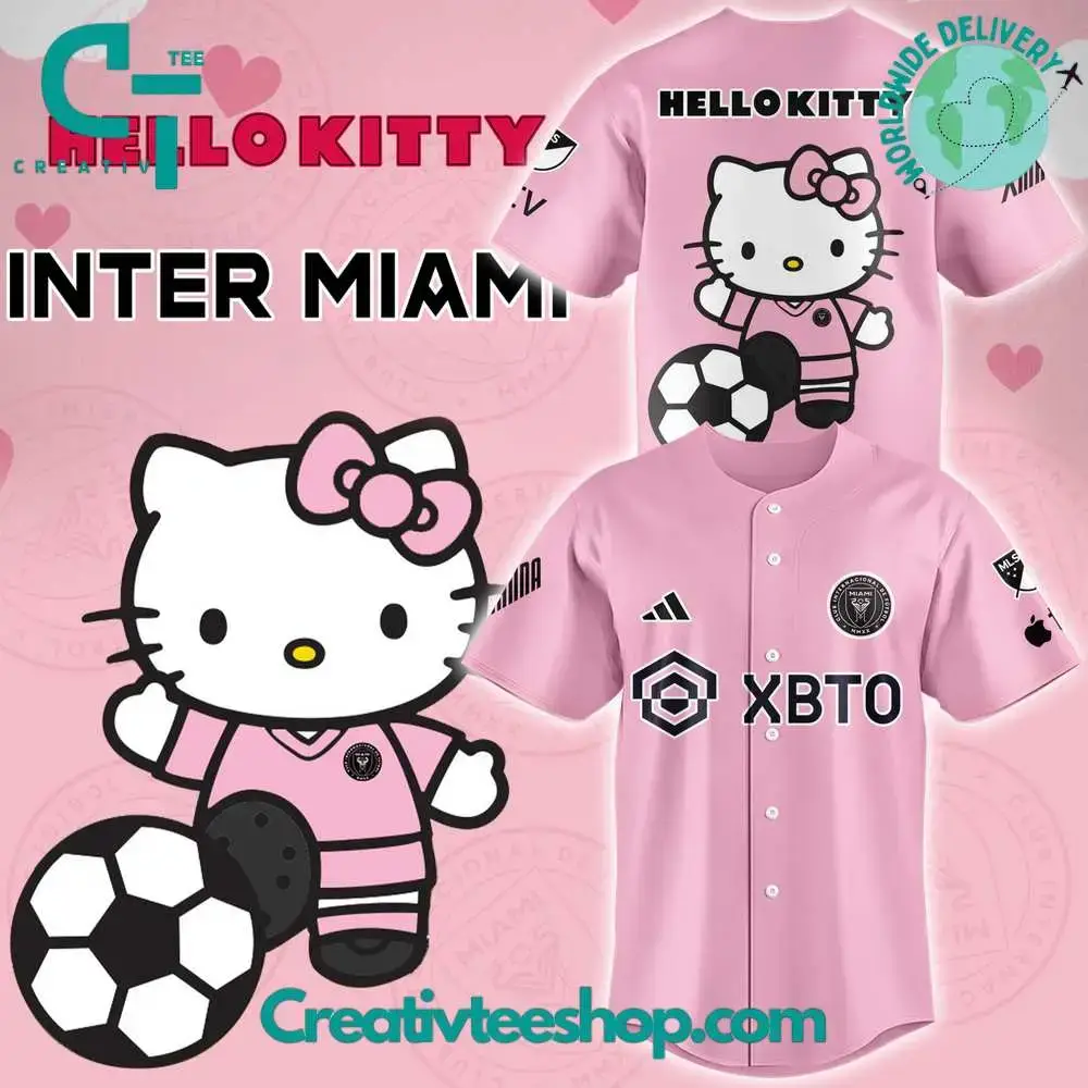 Inter Miami X Hello Kitty Pink Jersey Image