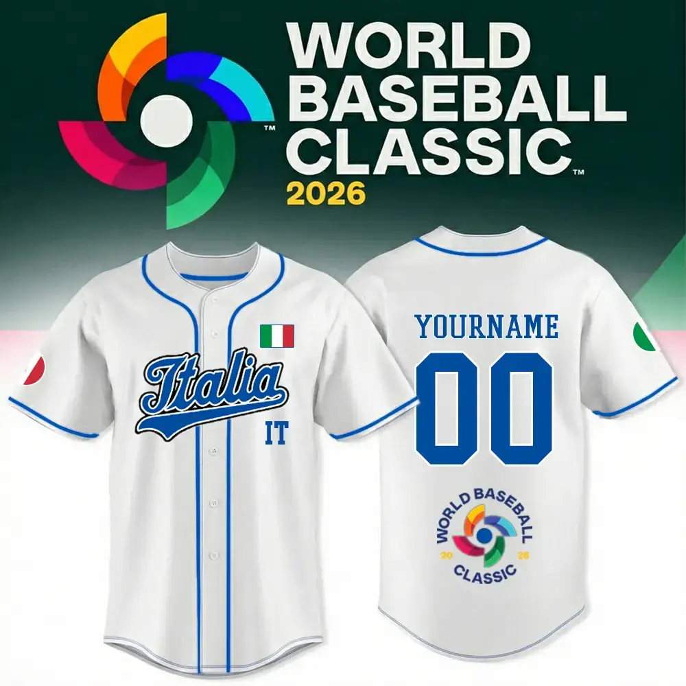 Italia Baseball Classic 2026 Special Edition-3D Baseball Jersey Image