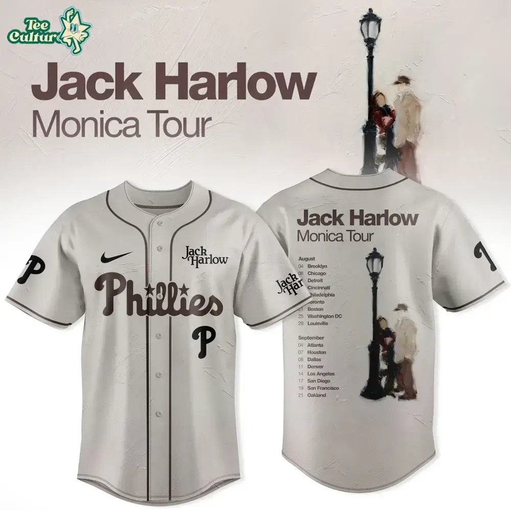 Jack Harlow “Monica Tour” x Baseball Limited Merch Image