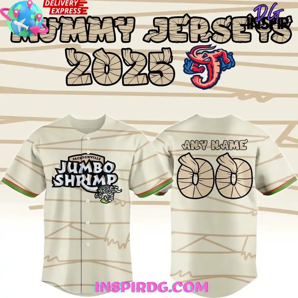 Jacksonville Jumbo Shrimp X Mummy 2025 Jersey Image