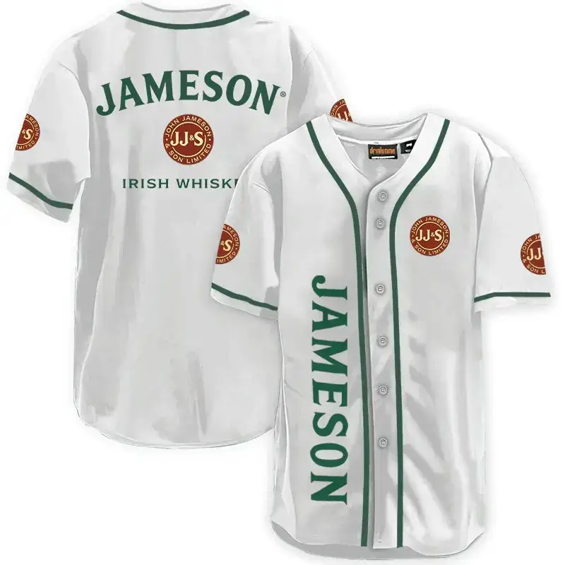 Jameson White Baseball Jersey Image