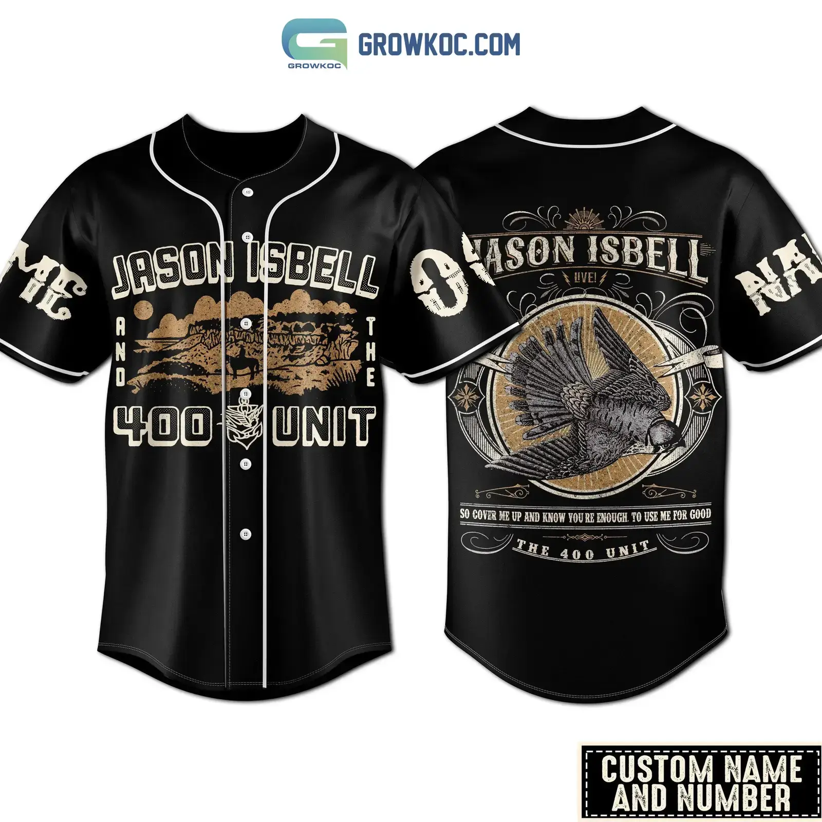Jason Isbell The 400 Unit Personalized Baseball Jersey Image