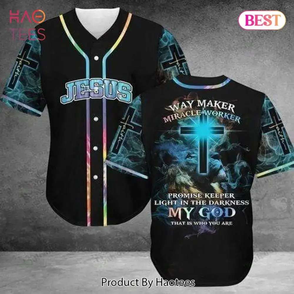 Jesus Baseball Jersey - Faith-Inspired Graphic Tee For Believers - Unique Christian Apparel Image