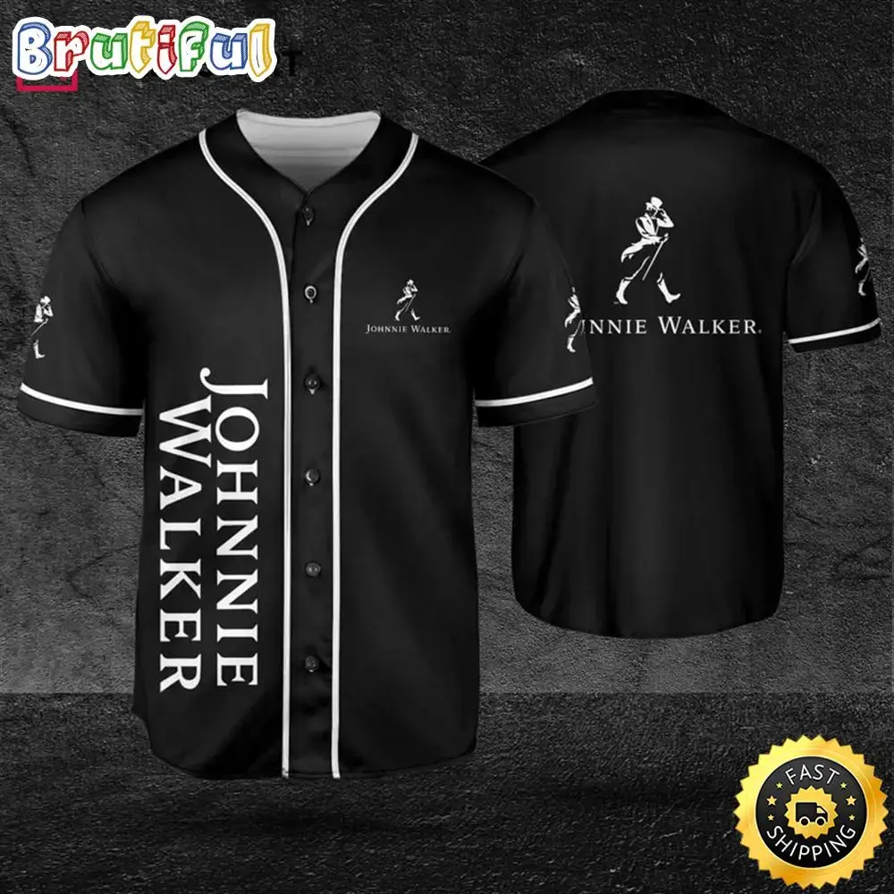 Johnnie Walker Black Beer Lovers Baseball Jersey Image