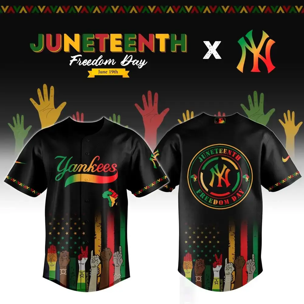 Juneteenth Freedom Day Baseball Jersey – Celebrate In Style & Comfort! Image