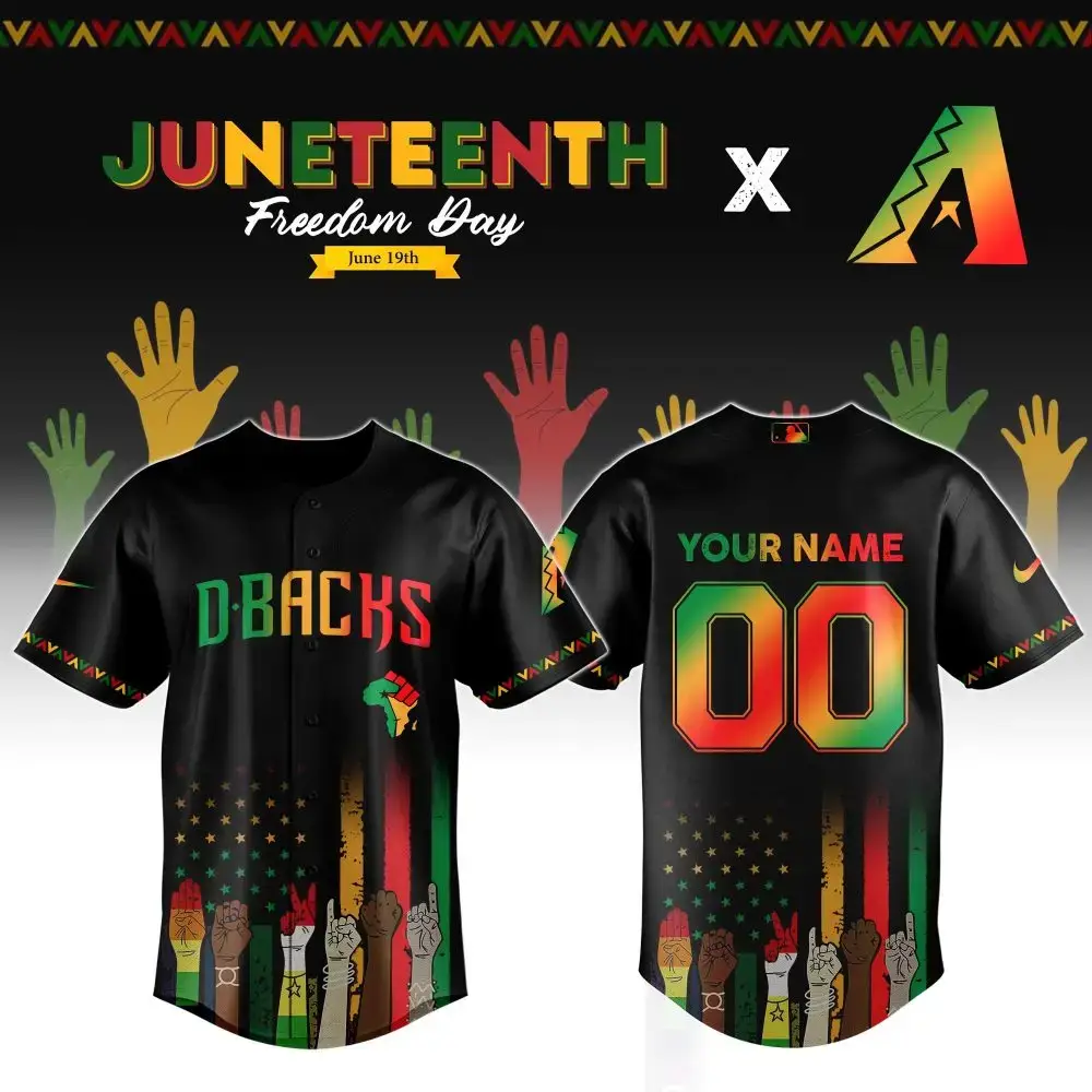 Juneteenth Freedom Day Custom Jersey – Celebrate In Style! Personalize With Your Name & Number Image