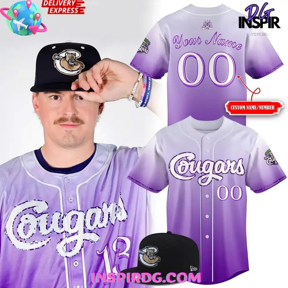 Kane County Cougars Eras Night 2025 Baseball Jersey Image
