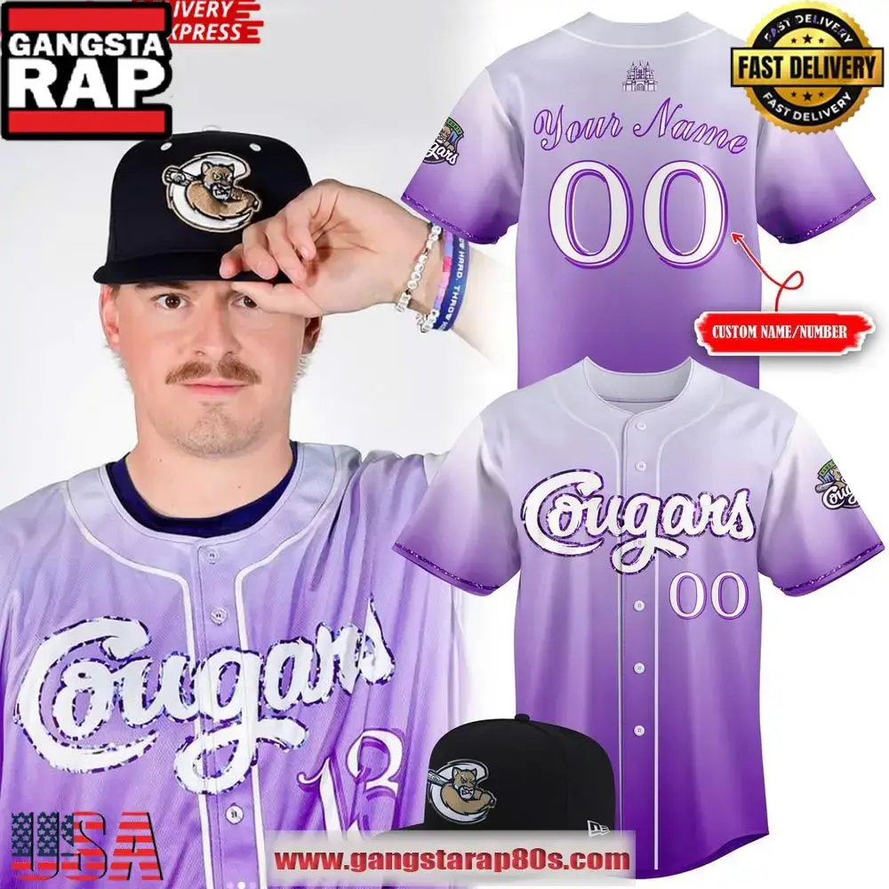 Kane County Cougars Eras Night 2025 Custom Baseball Jersey Shirt Image