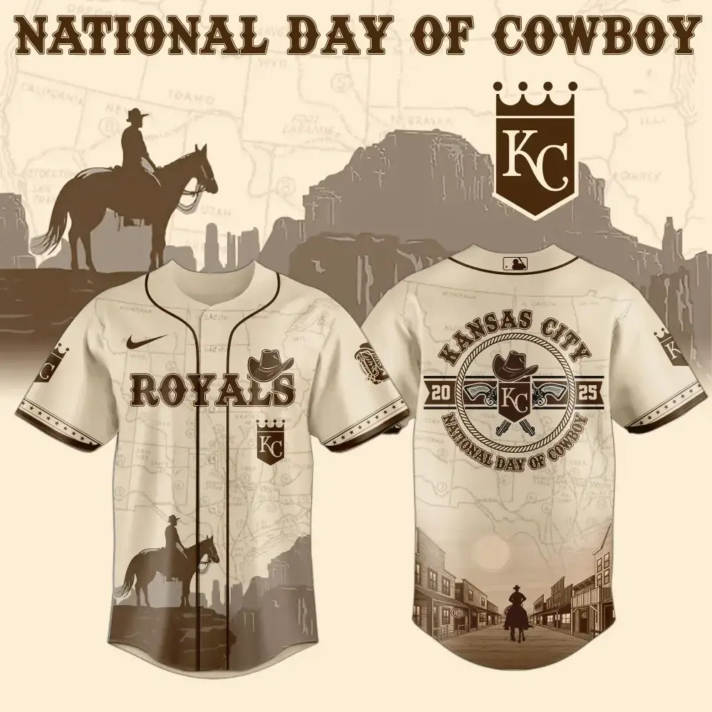Kansas City Royals Cowboy Day Jersey - Limited Edition Vintage Western Style Image