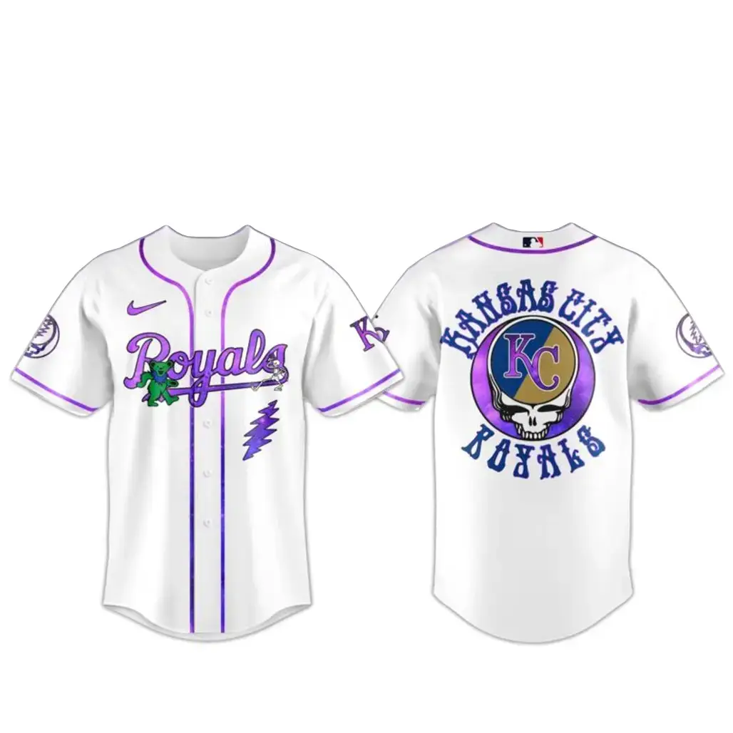Kansas City Royals Grateful Dead Night 2026 Baseball Jersey Image