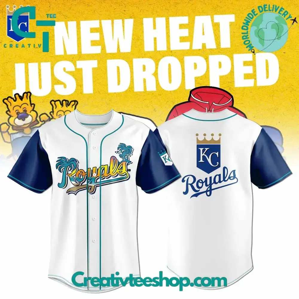 Kansas City Royals New Heat Dropped 2025 Season Baseball Jersey Image
