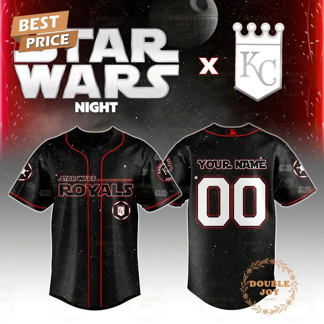 Kansas City Royals Star Wars 2025 Custom Name Limited Edition Baseball Jersey Image