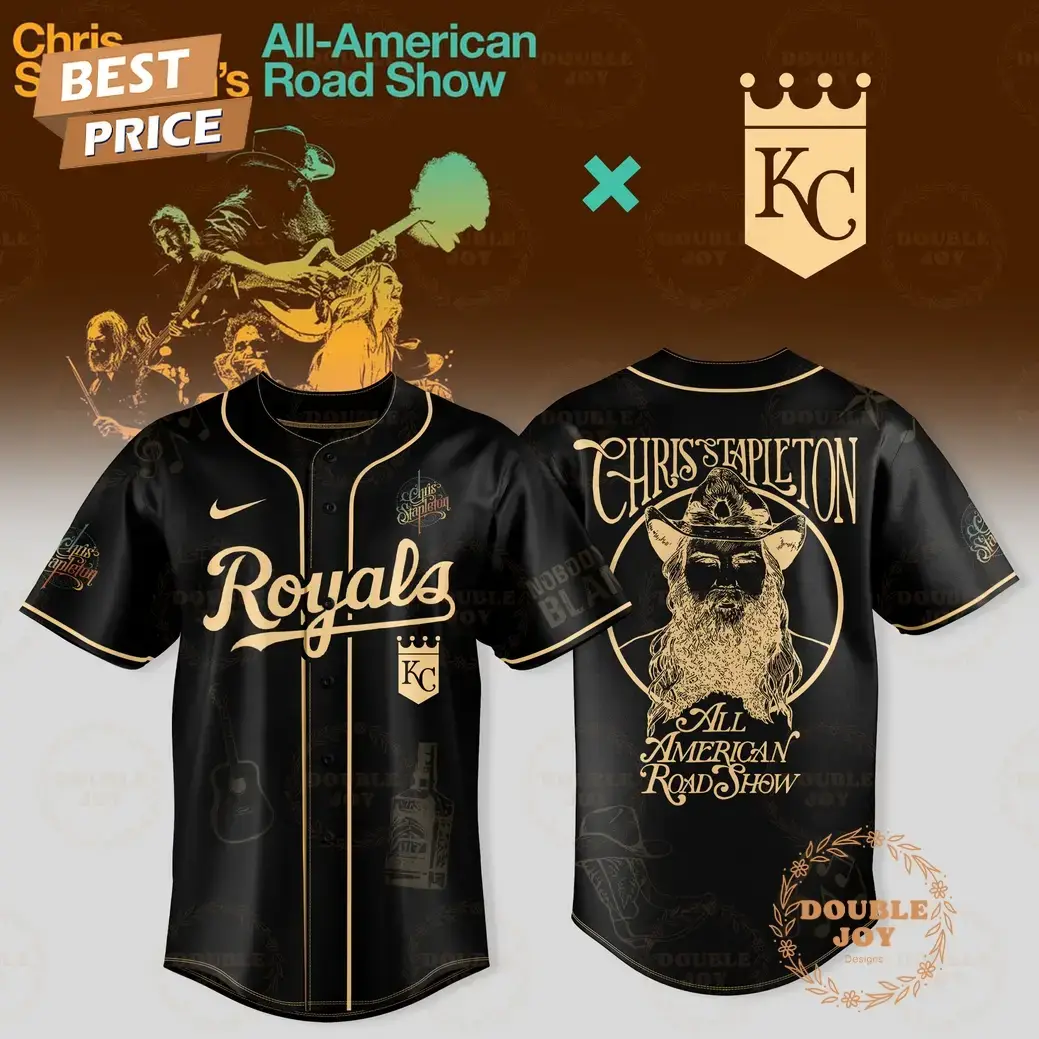 Kansas City Royals x Chris Stapleton Show 2025 All American Road Baseball Jersey Image