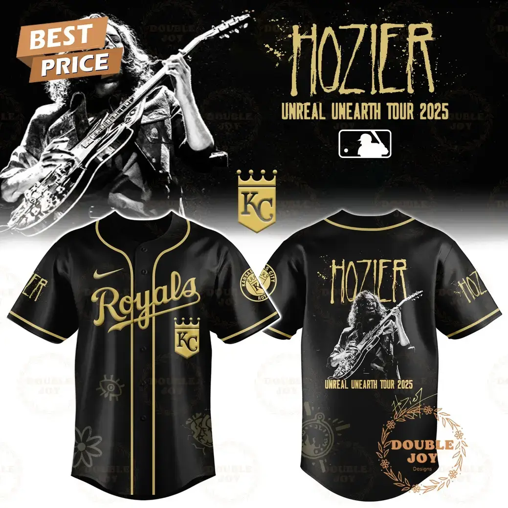 Kansas City Royals x HOZIER Tour 2025 Unreal Unearth Edition Baseball Jersey Image