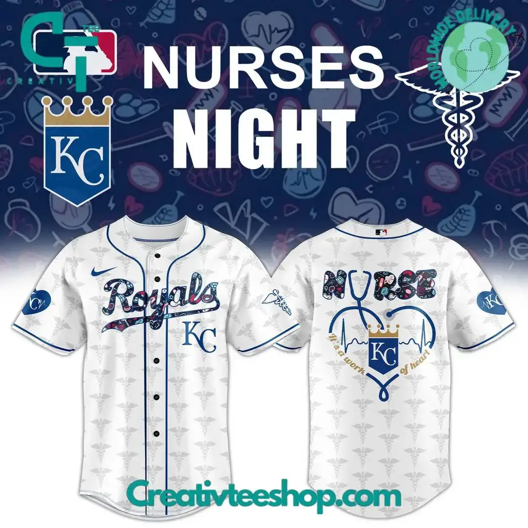 Kansas City Royals X Nurses Night Special Baseball Jersey Image