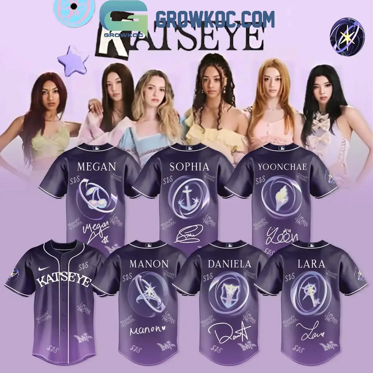 Katseye The Beautiful Chaos Tour 2025 Jersey Image