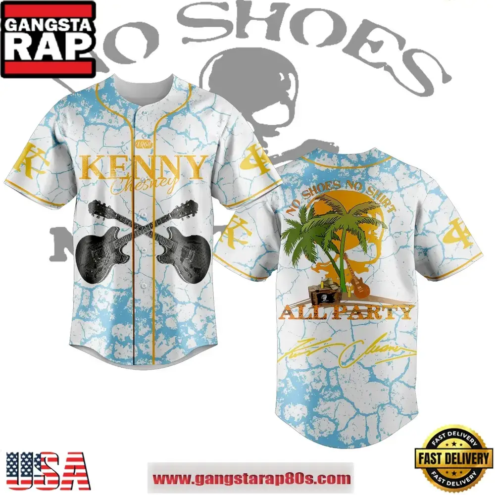 Kenny Chesney Unique Design Baseball Jersey Image