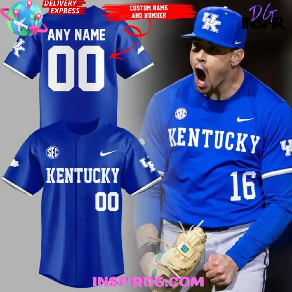 Kentucky Wildcats Michael Fulcher 2025 Baseball Jersey Image