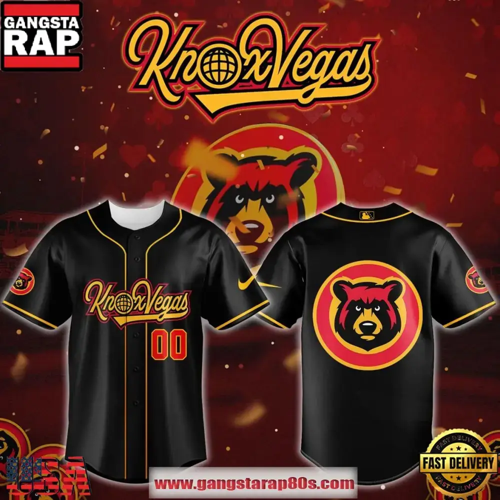 Knoxville Smokies 2026 Knox Vegas Official Team Merch Limited Edition Baseball Jersey Image