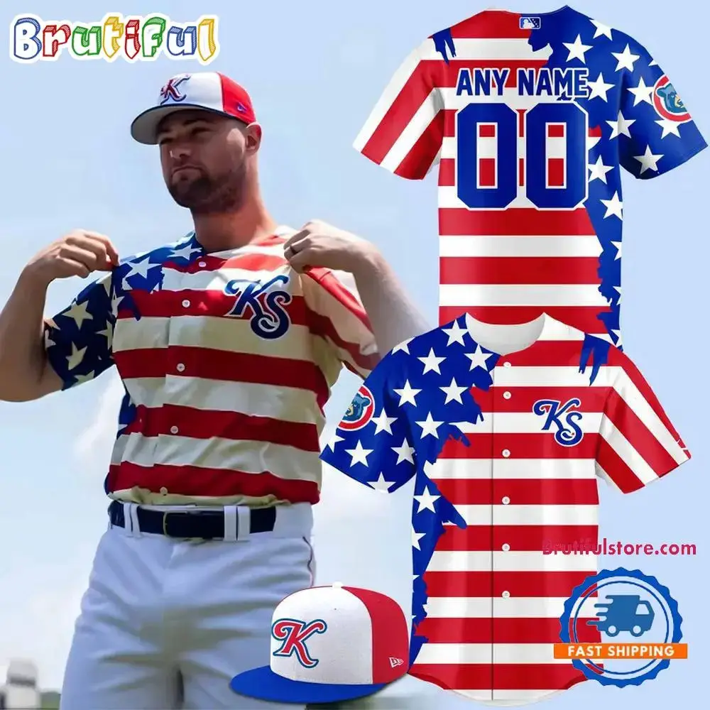 Knoxville Smokies Happy Independence Day 2025 New Baseball Jersey Image