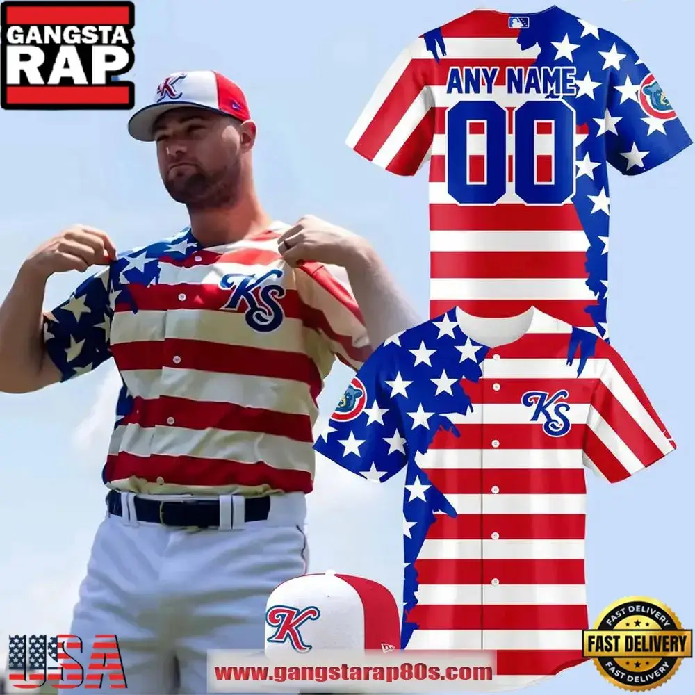 Knoxville Smokies Happy Independence Day 2025 Special Custom Baseball Jersey Image