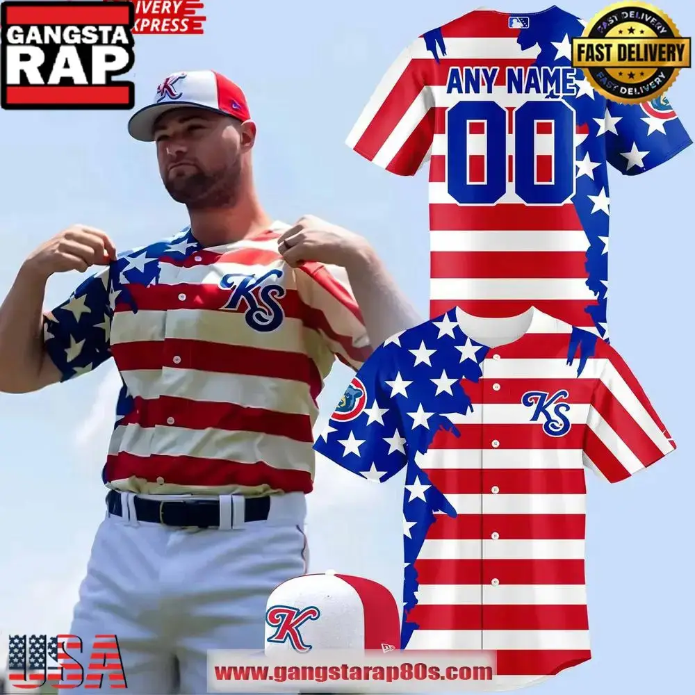 Knoxville Smokies Independence Day 2025 Baseball Jersey Image