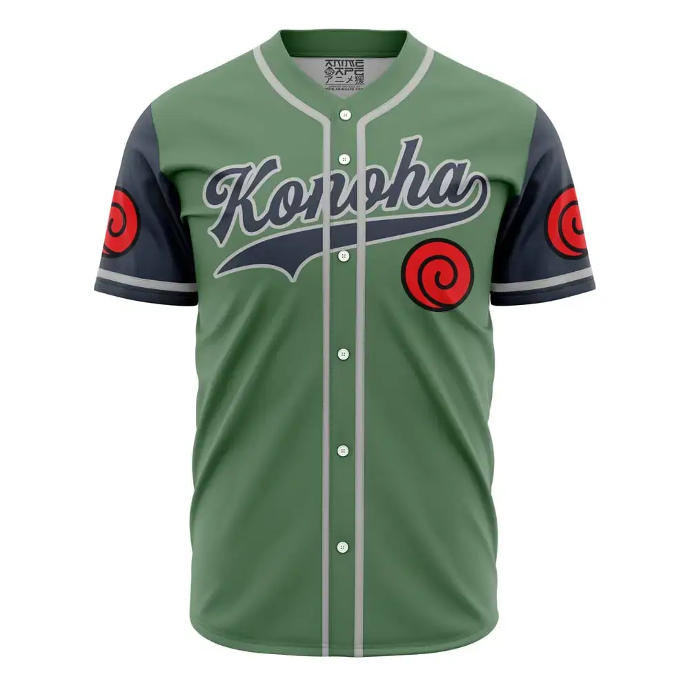 Konoha Jonin Shippuden Baseball Jersey Image