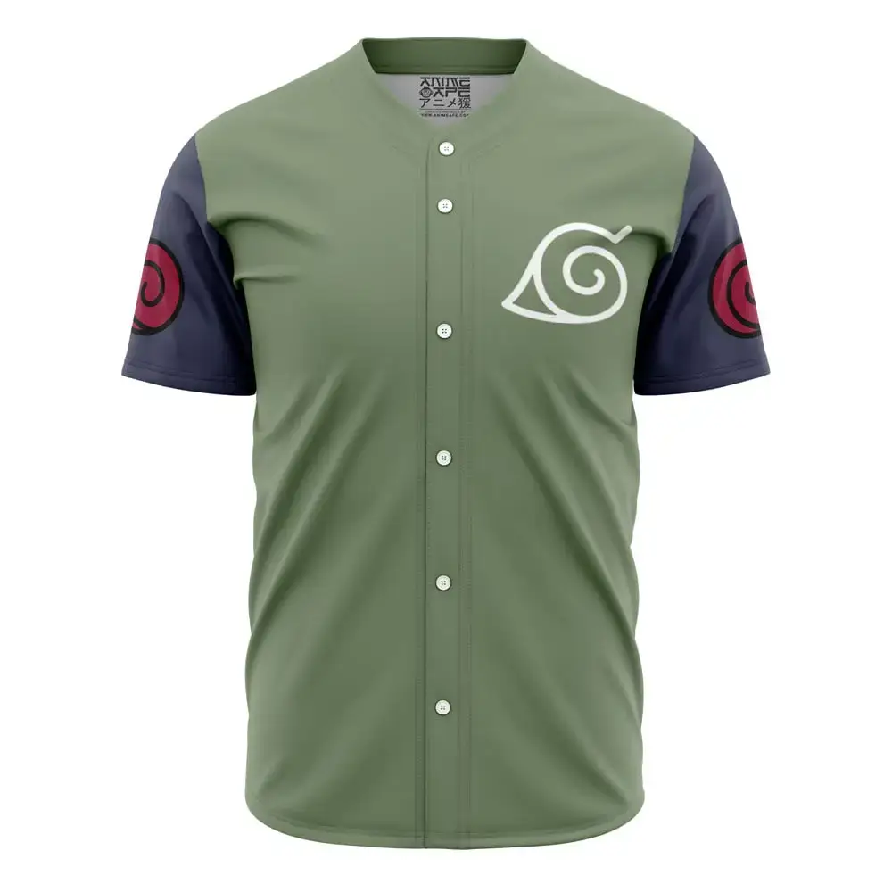 Konohagakure Jonin Uniform Shippuden No Piping Baseball Jersey Image