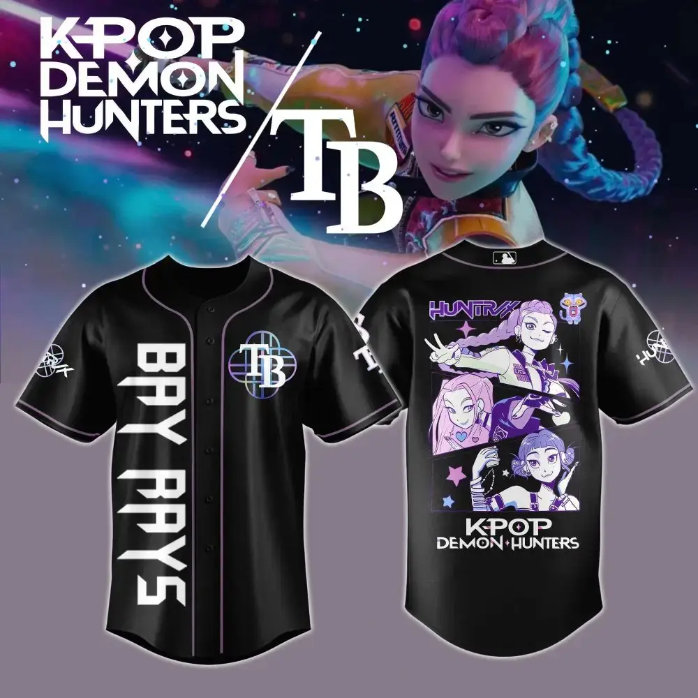 Kpop Demon Hunters Baseball Jersey – Anime-Inspired Fashion For Fans – Unisex Design Image