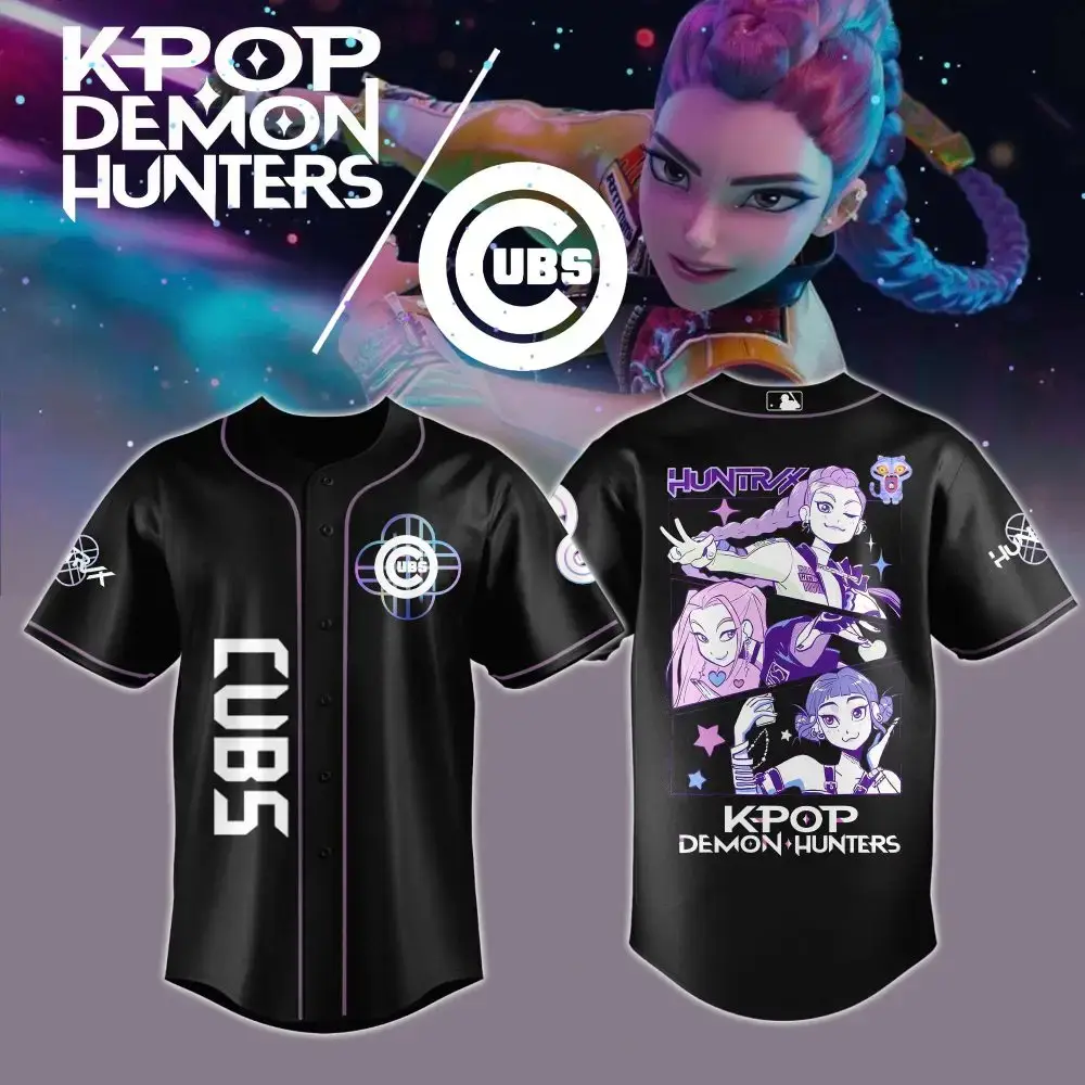 Kpop Demon Hunters Cubs Jersey - Stylish Anime-Inspired Sports Shirt – Unisex Fashion Apparel Image
