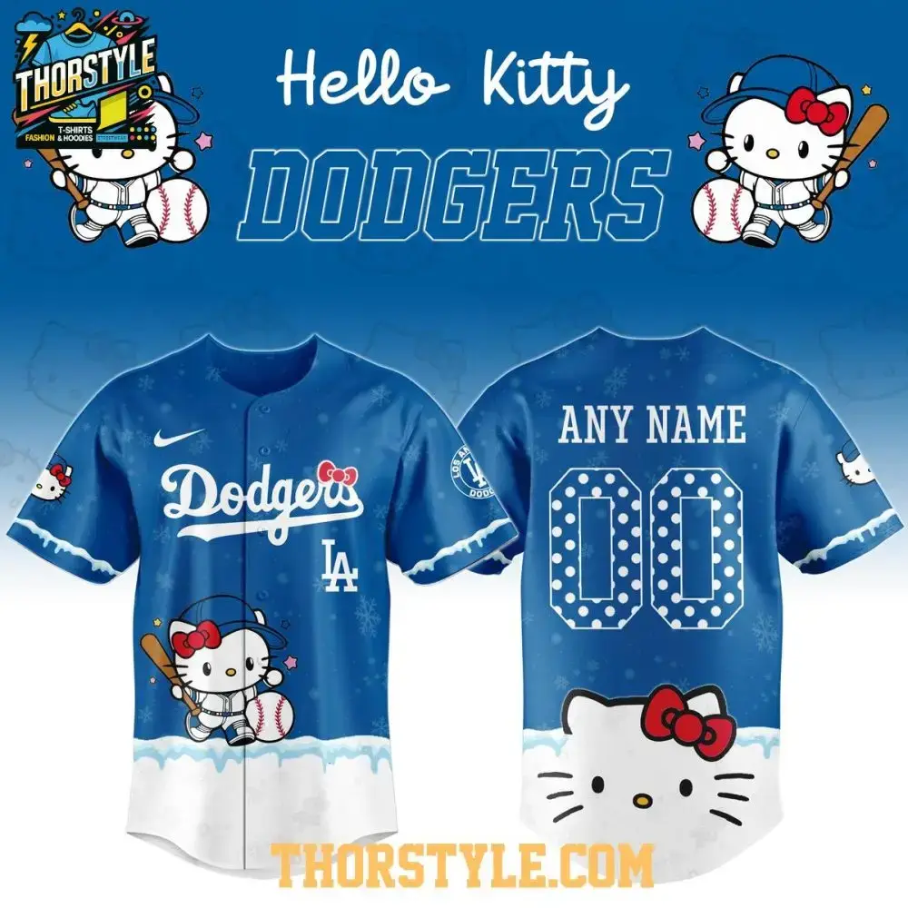 La Dodgers Hello Kitty 2026 Night New Season Personalized Baseball Jersey Image