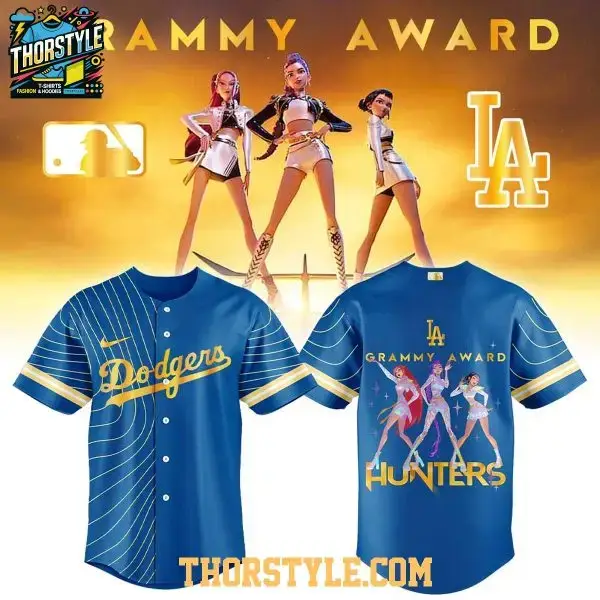 La Dodgers X Kpop Demon Hunters 2026 Grammys Personalized Baseball Jersey Image