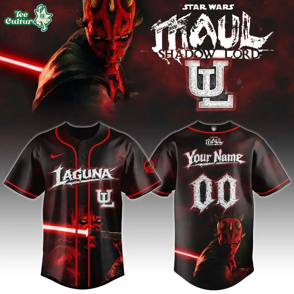 Laguna Maul Shadow Lord 2026 Limited Edition Baseball Jersey Image