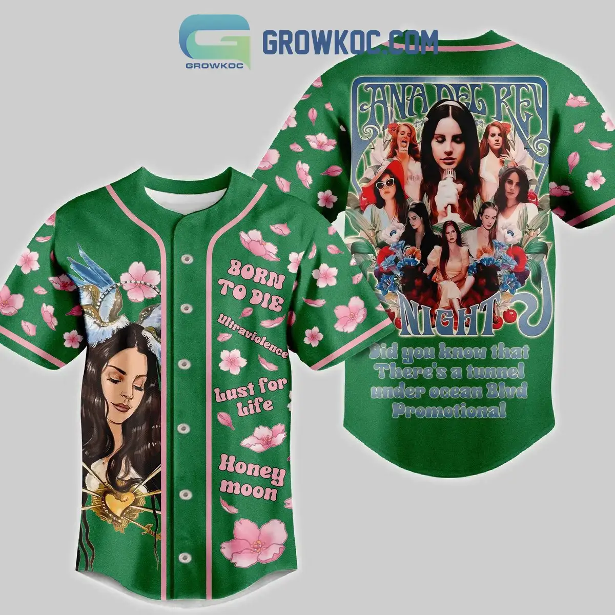 Lana Del Rey Born To Die Lust For Life Honey Moon Baseball Jersey Image