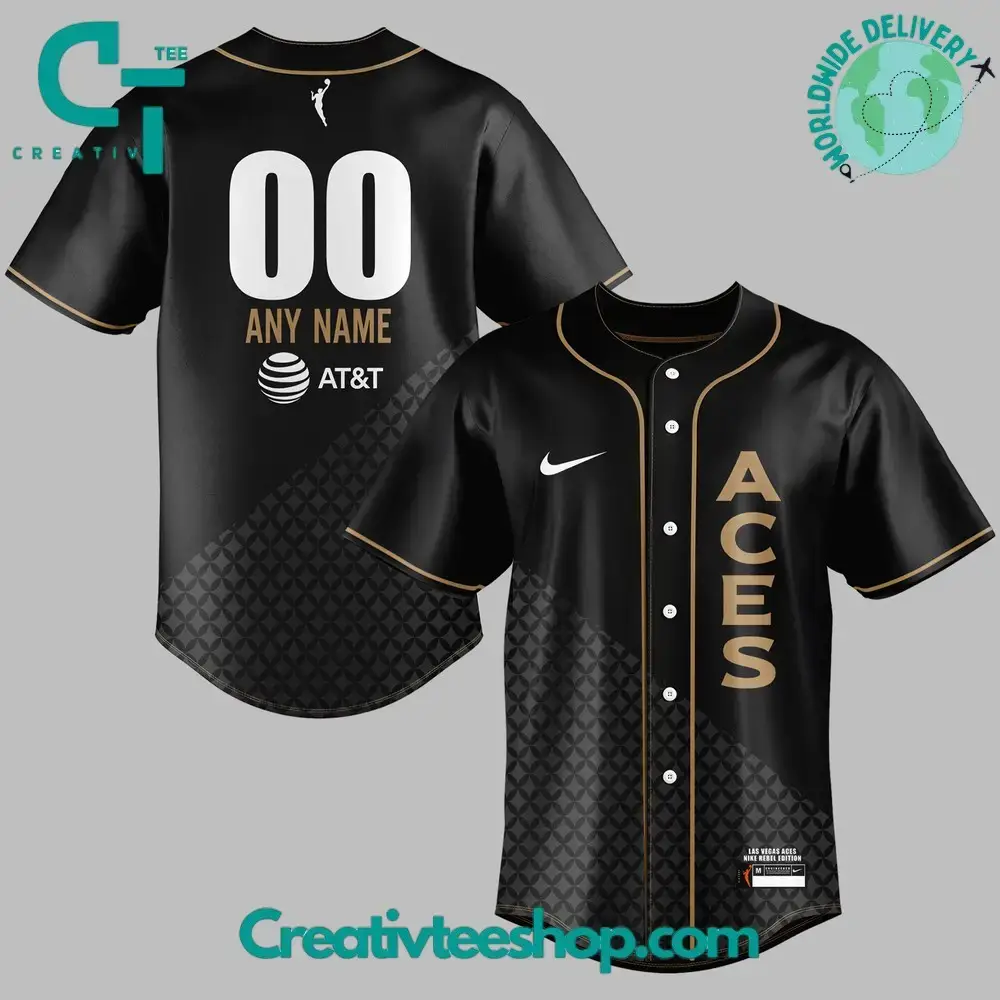 Las Vegas Aces Wnba Baseball Jersey Image