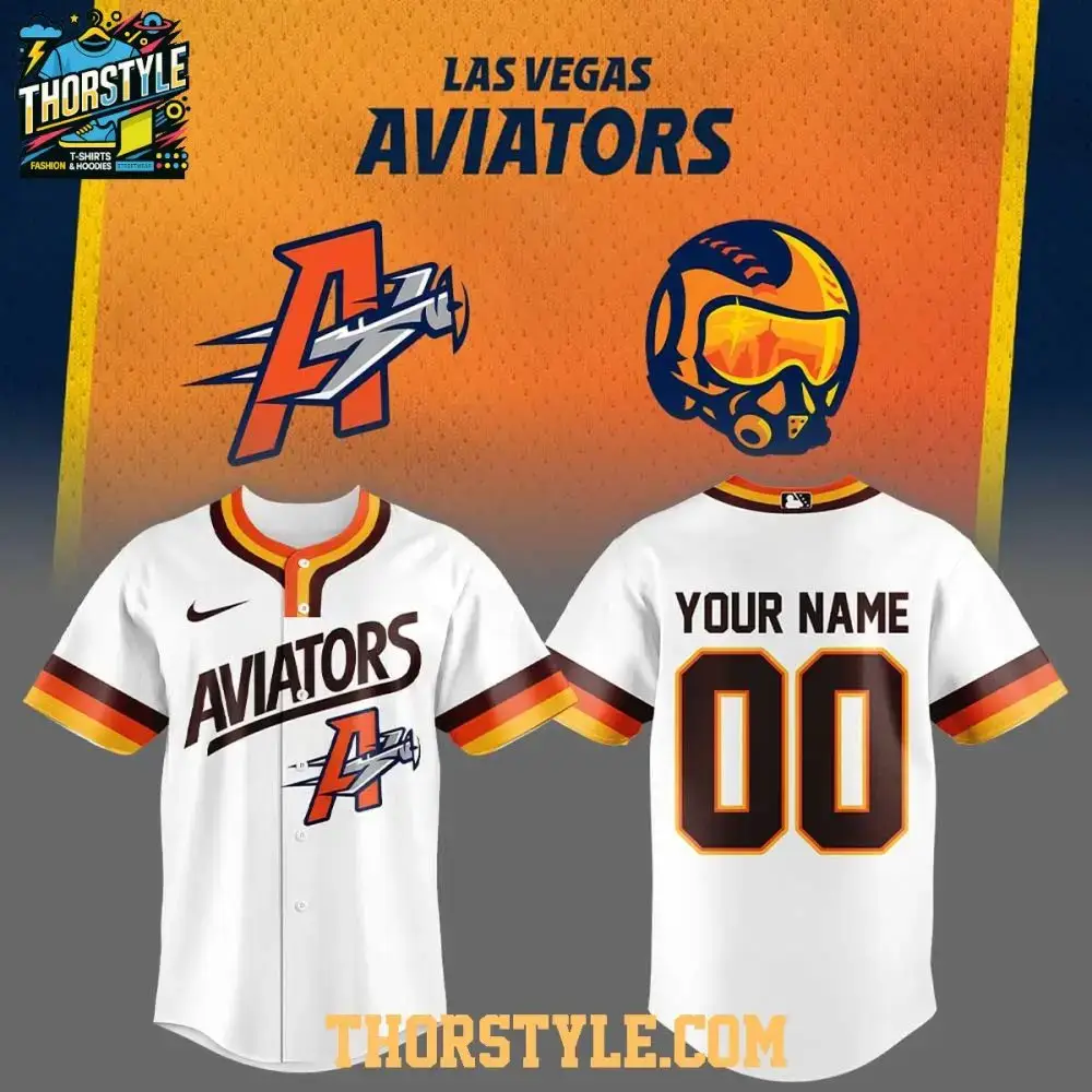 Las Vegas Aviators New Logo Debut 2026 Celebrate Personalized Baseball Jersey Image