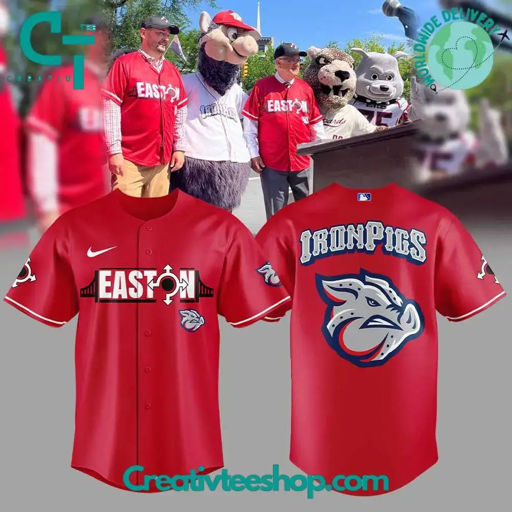 Lehigh Valley Ironpigs Eastonthemed Special Baseball Jersey Image