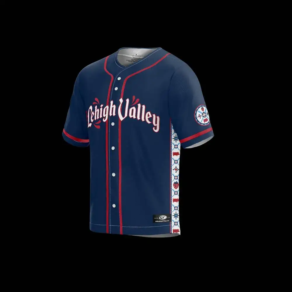 Lehigh Valley Ironpigs New Saturday Hex Baseball Jersey Image